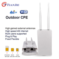 TIANJIE CPE905 zewnętrzny wodoodporny 150 mb/s inteligentny 4G Router domowy hotspot RJ45 WAN LAN WIFI zasięg Modem antena zewnętrzna CPE 1